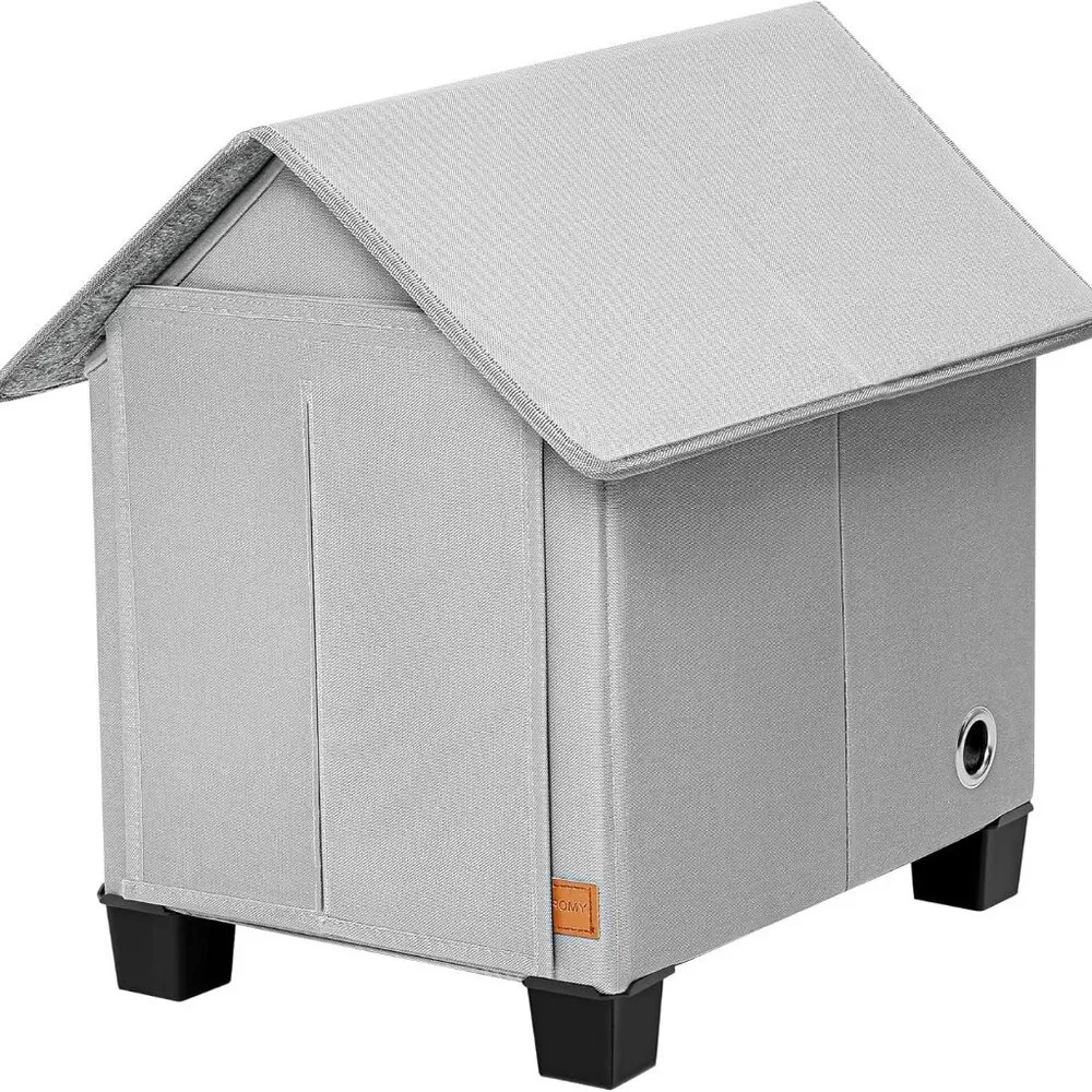 Insulated Dog House Outdoor with Warm Mat and Elevated Feet SMALL